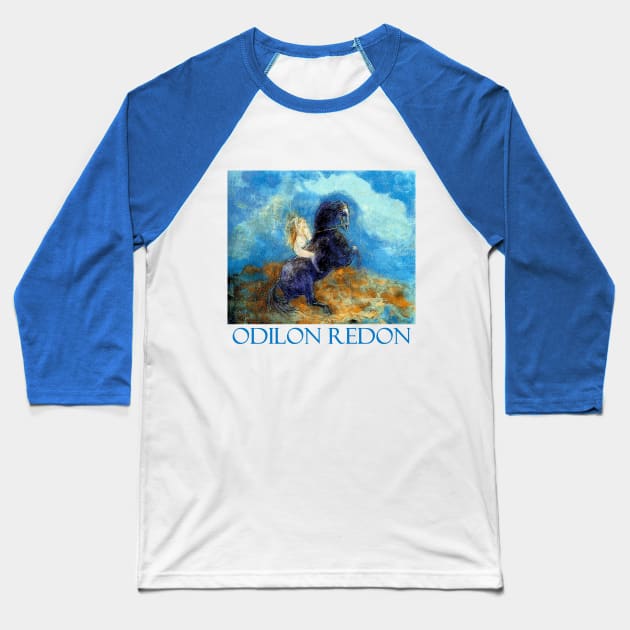 Brunhild - The Valkyrie by Odilon Redon Baseball T-Shirt by Naves